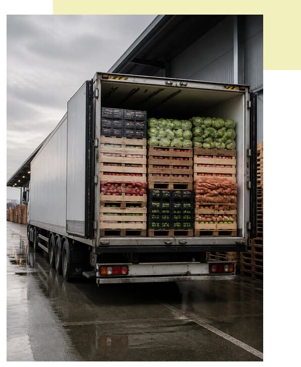 Перевозка плодоовощной продукции в Новоуральск по цене от 5104 р. | Агросервис-Нву