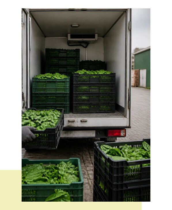 Перевозка шпината в Новоуральск с сохранением свежести продукции